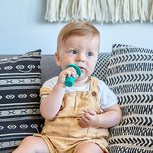 Bàn chải tập đánh răng và mát xa nướu silicon 360 cho bé Marcus & Marcus, từ 12 tháng