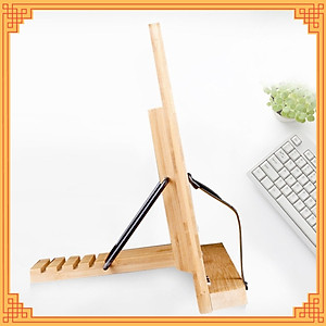 Kệ đọc kinh sách, giá đỡ sách bằng gỗ tre