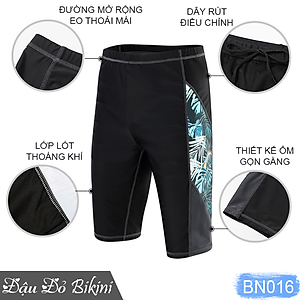 Bộ bơi nam khóa kéo size lớn, quần áo bơi bigsize cho nam giới, chất thun bơi lạnh Hàn dầy dặn, dáng thể thao mạnh mẽ | BN016