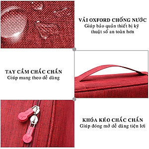 Túi Đựng Phụ Kiện Công Nghệ Chống Nước, Chống Sốc Cao Cấp – Chọn Màu - Túi Bảo Vệ Phụ Kiện Điện Thoại Máy Tính Bảng Laptop Tai Nghe Cáp Sạc Củ Sạc Pin Dự Phòng Chính Hãng Dododios