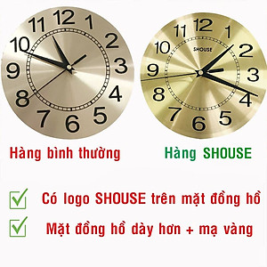 Đồng Hồ Treo Tường Hai Con Chim Công Khổng Tước Kim Trôi DTN009 Nghệ Thuật Cao Cấp Shouse hiện đại 3D kích cỡ lớn đẹp treo phòng khách
