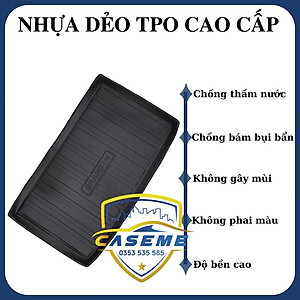 Lót cốp dành cho Hyundai i10 Hatchback 2021 - 2022 chất liệu TPO cao cấp
