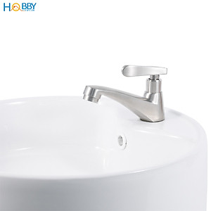 Vòi chậu rửa mặt lavabo dòng lạnh inox 304 Hobby home decor LBL6