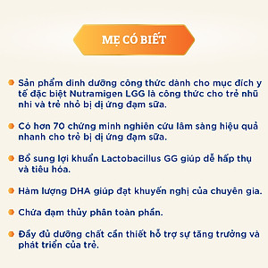 Sữa bột Nutramigen A+ LGG - Sữa cho trẻ dị ứng đạm sữa bò cho trẻ 0-12 tháng (400g)