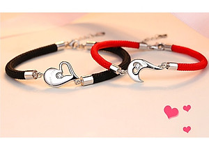 Vòng tay may mắn vòng tay cặp nam nữ trái tim