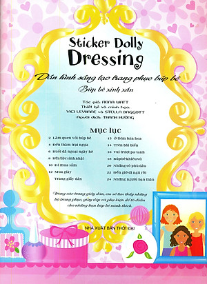 Sách Dán Hình Sáng Tạo Trang Phục Búp Bê - Búp Bê Xinh Xắn