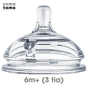 Combo 2 Núm Ty Rời Comotomo Size 3 dành cho bé từ 6 tháng