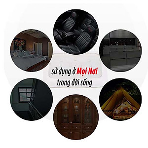 Đèn Led Ốp Trần Xe Ô Tô, Đèn Led Cầm Tay Không Dây Gắn Đế Nam Châm 