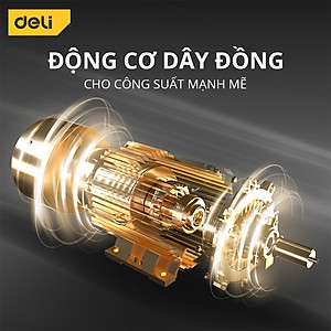 Máy Cưa Xích Điện Cầm Tay Deli - Công Suất Lên Tới 17000W, Lưỡi Cưa 405mm, Động Cơ Lõi Đồng DL674052