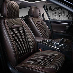 TỰA LƯNG LÓT GHẾ Ô TÔ, XE HƠI HẠT GỖ CHỐNG NÓNG, TRƯỢT VÀ MASSAGE CAO CẤP.