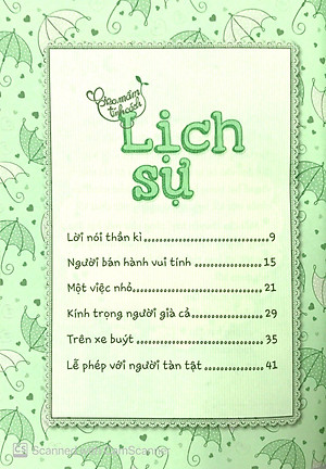 Sách Gieo Mầm Tính Cách – Lịch Sự ( Tái Bản )