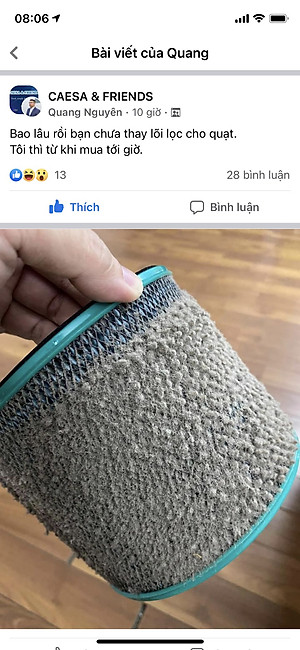 Hệ màng lọc ULTTY HEPA H13 dùng cho Quạt lọc không khí CR021 - Hàng chính hãng