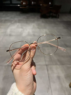 Kính kim loại nhiều màu thời trang Hàn Quốc 6833 cho nam nữ