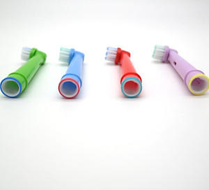 Cho máy Oral-B Braun,  Bộ 4 đầu bàn chải đánh răng điện - Trẻ em, cho mọi loại máy - EB10A