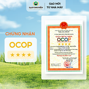 Đặc sản Tiền Giang - Gạo Hương Lài Sữa Khổng Tước Nguyên 5Kg Vinh Hiển - OCOP 4 SAO