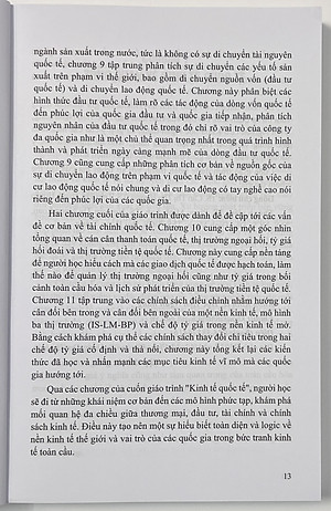Sách - Giáo Trình Kinh Tế Quốc Tế