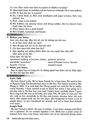 Sách Hướng Dẫn Học Tốt Tiếng Anh 11