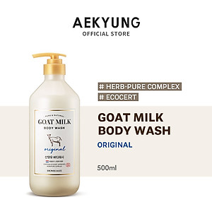 Sữa tắm sữa dê dưỡng trắng, dưỡng ẩm sâu Shower Mate Goat Milk 800ML
