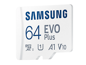 Thẻ Nhớ Micro SD Samsung Evo Plus 64GB Class 10 - 100MB/s (Kèm Adapter) - Hàng Chính Hãng