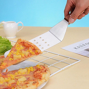 Stainless Steel Metal Griddle Spatula Griddle Accessories Hamburger Turner Scraper Pancake Flipper Great for BBQ Grill