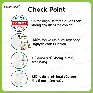 BĂNG VỆ SINH KLEANNARA ZERO HẰNG NGÀY (18CM) - 20 MIẾNG