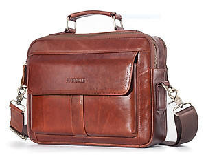 Túi xách túi đeo vai nam 100% da bò cao cấp phong cách châu âu