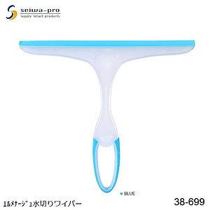 Cây lau kính cầm tay Seiwa Pro lưỡi gạt Silicon 24.5 cm - Hàng nội địa Nhật Bản - Giao màu ngẫu nhiên