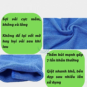 Khăn lau kính chống trầy- Khăn microfiber lau điện thoại 17x20cm- Khăn lau màn hình cao cấp- Khăn lau đa dụng siêu thấm- Khăn lau máy ảnh, kính mắt-Hàng nhập khẩu