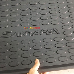 Lót cốp xe Hyundai Santafe 2019 - 2022 nhựa dẻo cao cấp