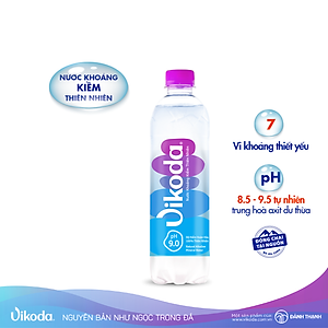 Lốc 6 chai Nước Khoáng Kiềm Thiên Nhiên Vikoda 500ml