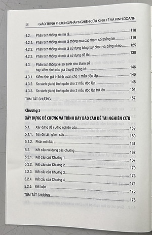 Sách - Giáo Trình Phương Pháp Nghiên Cứu Kinh Tế Và Kinh Doanh