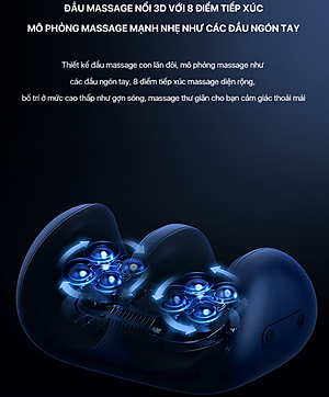 Máy Massage Chân Bấm Huyệt Đa Năng Philips PPM6331 - Hàng chính hãng