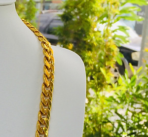 Combo Dây Chuyền Nam Nữ Mạ Vàng 24k, Kiểu Xích Lặc, Dài 50cm, Mạnh Mẽ, Cá Tính, … kèm túi Nhung đựng. Phù hợp đeo đi làm, đi chơi, gặp mặt, làm quà tặng.