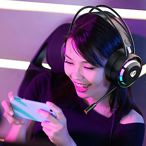 Tai Nghe PSH300 Led RGB Gaming Headset jack USB tiện lợi cho máy tính laptop hàng nhập khẩu