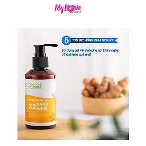 Dung Dịch Vệ Sinh Phụ Nữ X2 Nano Nghệ Cocayhoala Giảm Mùi Hôi, Ngứa, Khí Hư - Se khít Vùng Kín, Chai 150 ml 