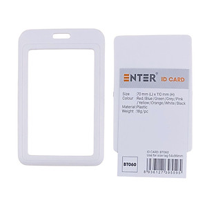 Bảng tên Enter BT060 54x86mm 1 mặt đứng