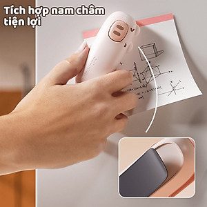 Máy Hàn Miệng Túi Cầm Tay Cute, Máy Ép Miệng Túi Đồ Ăn Vặt Sạc Pin Tích Hợp Nam Châm Kèm Đầu Cắt Tiện Dụng - Hàng Chính Hãng MINIIN