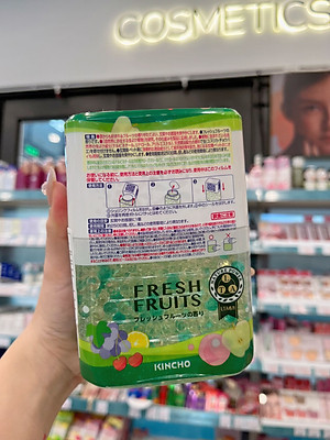 HỘP LÀM THƠM PHÒNG VÀ ĐUỔI MUỖI KINCHO DẠNG HẠT 250 NGÀY (HƯƠNG TRÁI CÂY)