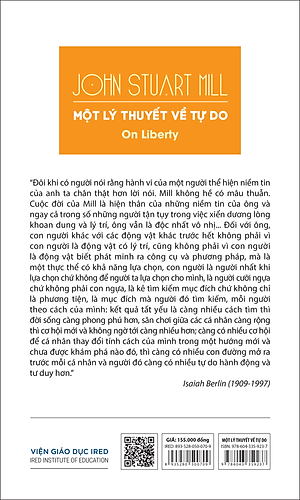Một Lý Thuyết Về Tự Do (On Liberty) - John Stuart Mill - IRED Books