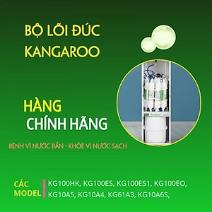 Bộ 3 lõi lọc Sediment + Carbon cho cây nước nóng lạnh - hàng chính hãng Kangaroo