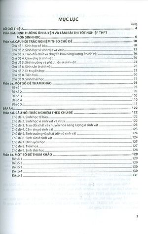 Ôn Luyện Trắc Nghiệm Thi Tốt Nghiệp Trung Học Phổ Thông (năm 2025) Môn Sinh Học - Phan Thị Thanh Hội chủ biên, Trần Thị Gái, Nguyễn Thị Quyên, Đào Thị Sen, Hồ Thị Hồng Vân 