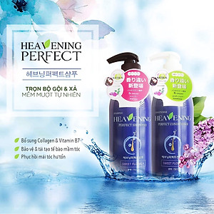 Cặp dầu gội xả dưỡng chất suôn mượt tóc Heavening Perfect