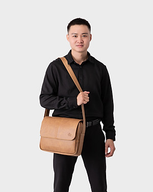Túi Lata ( Thời trang nam công sở cỡ trung - Túi đeo chéo da TN27 )