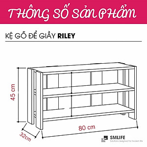 Kệ để giầy đẹp cho gia đình SMLIFE Riley