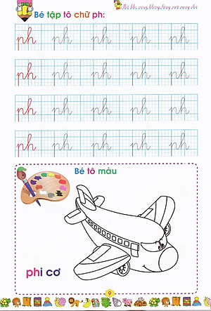 Bé Vào Lớp 1 - Tập Tô Chữ Cái (Quyển 3)
