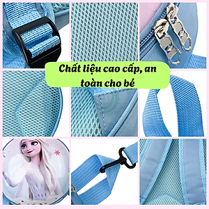 Balo in hình nhân vật Elsa trong phim Frozen, thiết kế dễ thương, nhiều màu sắc, phù hợp cho bé đi học hoặc đi chơi Balo Cho Bé Mầm Non, Cặp Cho Bé Mẫu Giáo Dễ Thương Cho Bé 1-5 Tuổi
