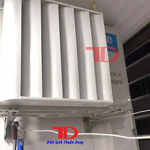 Chuyển hướng gió nhựa loại THÁO RÁP, Mặt nạ đổi hướng gió cục nóng điều hòa Nhựa cao cấp - Điện Lạnh Thuận Dung