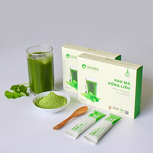 Rau Má Uống Liền Sấy Lạnh Nguyên Chất Hộp Ko Đường (3g*15 gói)  - Mát gan, detox, giảm mụn, giảm cân, giải nhiệt