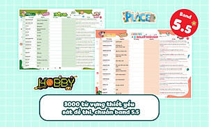 Combo Takenote IELTS 6000 Từ vựng theo chủ đề (2 Tập) (Band 5.5)