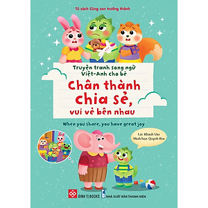 Sách - Combo (10T): Truyện tranh song ngữ Việt-Anh cho bé - Dạy trẻ nề nếp, chăm ngoan dành cho bé 3-9 tuổi